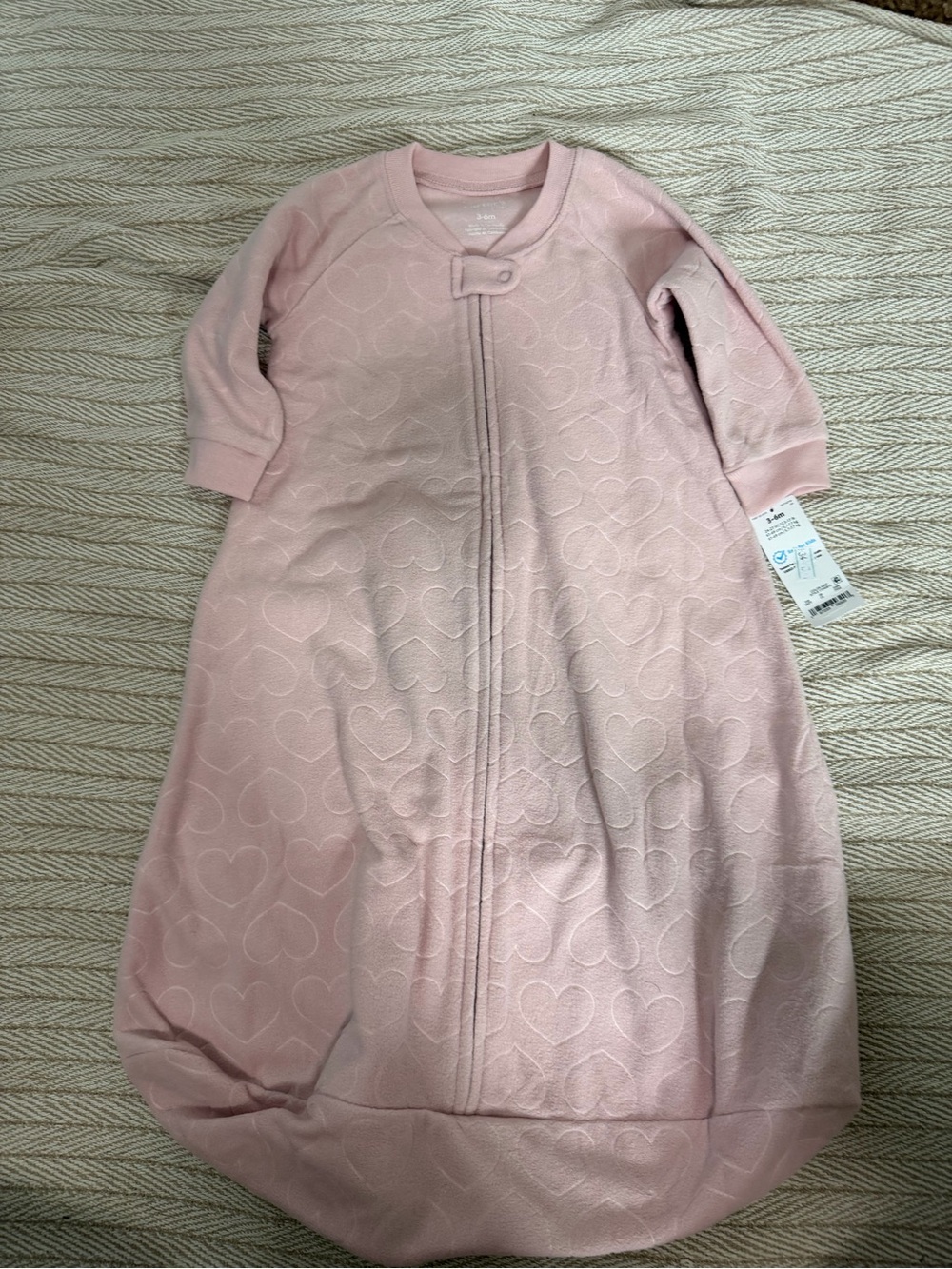 Carter's Pink Quilted Heart Sleep Sack